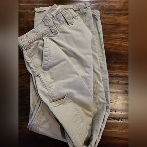 CARHARTT ORIGINAL FIT KHAKI CARPENTER PANTS SZ 44X34 EXCELLENT CONDITION